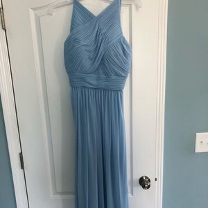 Alfred Sung full length bridesmaids dress